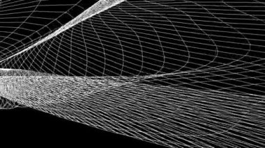 kılavuz net poligonal tel kafes soyut çizim hareket grafik animasyon arka plan yeni kalite retro vintage tarzı serin güzel güzel 4k video görüntüleri