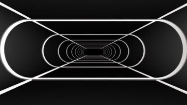 sonsuz kaburga tünel uçuş hareket grafik animasyon arka plan sorunsuz döngü yeni kalite retro futuristik vintage tarzı serin güzel güzel video görüntüleri