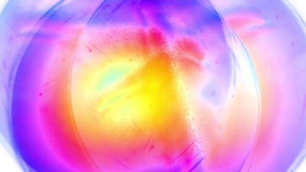 Ruchome obrotowe miękkie malarstwa abstrakcyjnego rainbow Płynna pętla backgrond animacji nowe jakości Artystyczny radosny kolorowe dynamiczny uniwersalny fajne ładne materiału wideo — Wideo stockowe