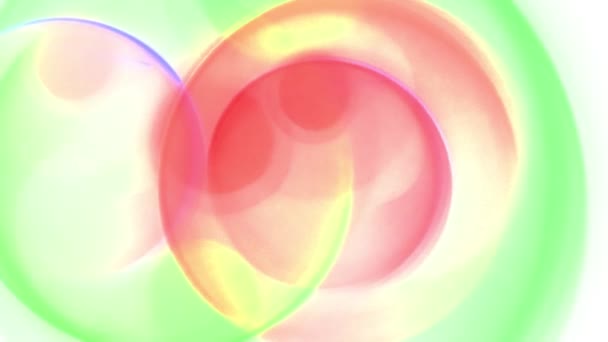 Mouvement turbulent doux aquarelle peinture abstraite boucle transparente backgrond animation nouvelle qualité artistique joyeux coloré dynamique universel cool belle vidéo — Video