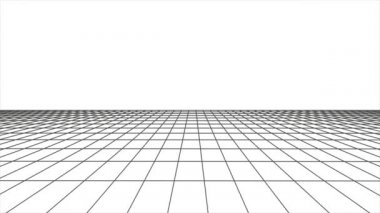 Yan uçuş retro siber kılavuz net poligonal tel kafes düz yatay sorunsuz döngü çizim hareket grafik animasyon arka plan yeni kalite vintage tarzı serin güzel güzel 4k video görüntüleri