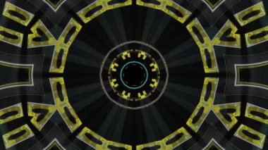 Uçuş içinde blok neon ışıkları sürekli değişen soyut cyber tünel hareket grafik animasyon arka plan döngü yeni kalite retro futuristik vintage tarzı sakin ol güzel güzel video görüntüleri