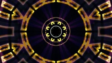 Uçuş içinde blok neon ışıkları sürekli değişen soyut cyber tünel hareket grafik animasyon arka plan döngü yeni kalite retro futuristik vintage tarzı sakin ol güzel güzel video görüntüleri