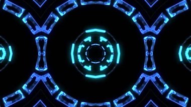 Uçuş blok yoluyla içinde dışarı hud ekran neon ışıkları soyut cyber tünel hareket grafik animasyon arka plan döngü yeni kalite retro futuristik vintage tarzı serin güzel güzel video görüntüleri