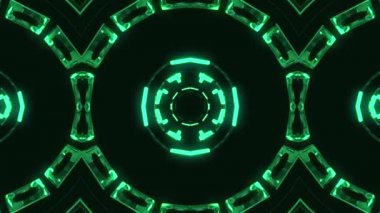 Uçuş blok yoluyla içinde dışarı hud ekran neon ışıkları soyut cyber tünel hareket grafik animasyon arka plan döngü yeni kalite retro futuristik vintage tarzı serin güzel güzel video görüntüleri