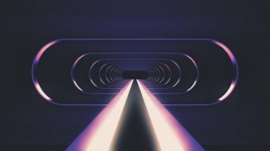 sonsuz neon parlak ışıklar enerji cyber retro sanal gerçeklik tünel uçuş hareket grafik animasyon sorunsuz arka plan yeni kalite fütüristik vintage tarzı serin güzel güzel video görüntüleri kaburga