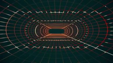 sonsuz neon ışıkları kılavuz net cyber retro tünel uçuş hareket grafik animasyon arka plan sorunsuz döngü yeni kalite fütüristik vintage tarzı serin güzel güzel video görüntüleri