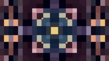 arka plan yeni kalite evrensel hareket dinamik animasyon retro vintage renkli neşeli dans müzik video görüntüleri hareket soyut piksel blok