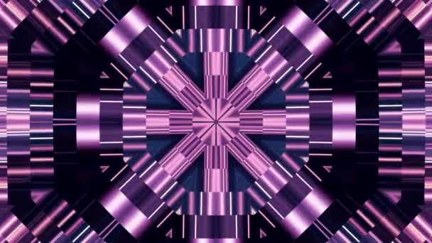 Abstrakte Pixel Block bewegen Energie Kern System Kaleidoskop Animation Bewegung Grafiken Hintergrund neue Qualität universelle Bewegung dynamisch bunt fröhlich Tanz Musik Videomaterial — Stockvideo