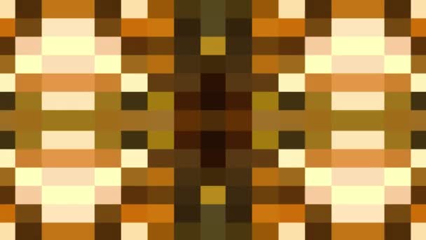 Abstracte pixel blok bewegende achtergrond nieuwe kwaliteit universele beweging dynamische geanimeerde retro vintage kleurrijke vrolijke dans muziek video beelden — Stockvideo