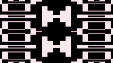 retro vintage renkli neşeli müzik video görüntüleri sorunsuz döngü hareket grafik animasyon arka plan yeni kalite universaldynamic hareket soyut büyük piksel blok animasyon
