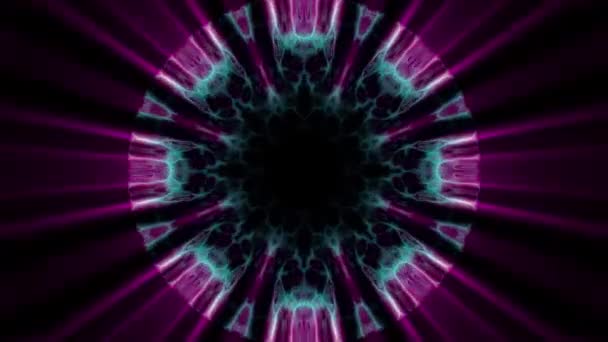 ornemental brillant cristal lumière rayons kaléidoscope ethnique tribale psychédélique motif animation abstrait fond Nouvelle qualité rétro vintage vacances natif coloré mouvement dynamique joyeux clip vidéo 