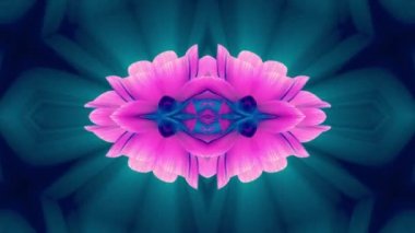 süs çiçek açan çiçek desen animasyon arka plan - yeni hareketli kaleydoskop kaliteli tatil şekli renkli evrensel hareket dinamik animasyon neşeli serin güzel müzik video görüntüleri