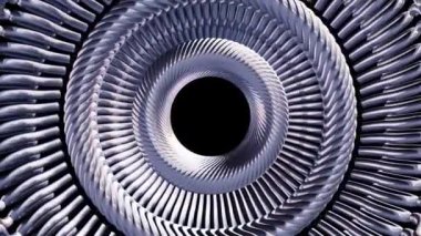 Gümüş metal zinciri göz döner hareketli sıvı sorunsuz döngü Animasyon 3d hareket grafik yeni kalite endüstriyel techno inşaat fütüristik serin güzel neşeli video görüntüleri arka plan daire