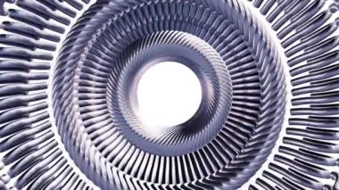Gümüş metal zinciri göz döner hareketli sıvı sorunsuz döngü Animasyon 3d hareket grafik yeni kalite endüstriyel techno inşaat fütüristik serin güzel neşeli video görüntüleri arka plan daire