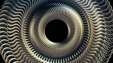 Sıvı bronz metal zinciri göz döner hareketli grafik yeni kalite endüstriyel techno inşaat fütüristik serin güzel neşeli video görüntüleri arka plan sorunsuz döngü Animasyon 3d hareket daireler