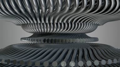 öğeleri sorunsuz döngü Animasyon 3d hareket grafik yeni kalite endüstriyel techno inşaat fütüristik serin güzel neşeli video görüntüleri arka plan hareketli dönen altın gümüş metal dişli zincir