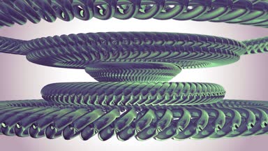 Yeşil metal zinciri göz döner hareketli sıvı sorunsuz döngü Animasyon 3d hareket grafik yeni kalite endüstriyel techno inşaat fütüristik serin güzel neşeli video görüntüleri arka plan daire