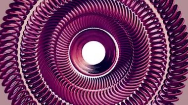 Mor metal zinciri göz döner hareketli sıvı sorunsuz döngü Animasyon 3d hareket grafik yeni kalite endüstriyel techno inşaat fütüristik serin güzel neşeli video görüntüleri arka plan daire