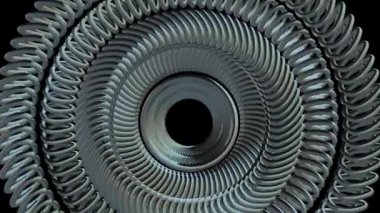 öğeleri sorunsuz döngü Animasyon 3d hareket grafik yeni kalite endüstriyel techno inşaat fütüristik serin güzel neşeli video görüntüleri arka plan hareketli dönen altın gümüş metal dişli zincir