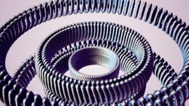 öğeleri sorunsuz döngü Animasyon 3d hareket grafik yeni kalite endüstriyel techno inşaat fütüristik serin güzel neşeli video görüntüleri arka plan hareketli dönen altın gümüş metal dişli zincir