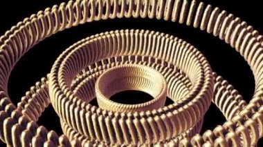 öğeleri sorunsuz döngü Animasyon 3d hareket grafik yeni kalite endüstriyel techno inşaat fütüristik serin güzel neşeli video görüntüleri arka plan hareketli dönen altın altın metal dişli zincir