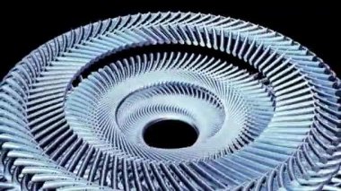 öğeleri sorunsuz döngü Animasyon 3d hareket grafik yeni kalite endüstriyel techno inşaat fütüristik serin güzel neşeli video görüntüleri arka plan hareketli dönen altın gümüş metal dişli zincir