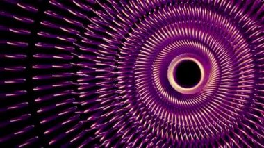 Mor metal zinciri göz döner hareketli sıvı sorunsuz döngü Animasyon 3d hareket grafik yeni kalite endüstriyel techno inşaat fütüristik serin güzel neşeli video görüntüleri arka plan daire