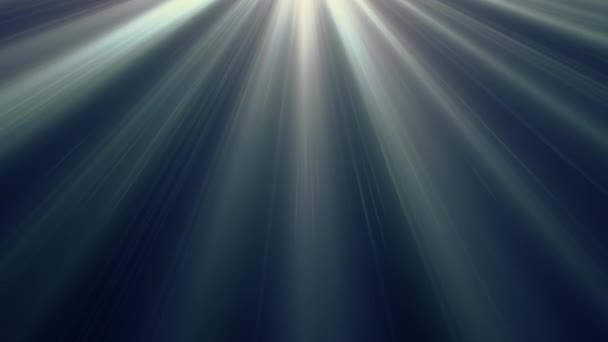 Движущиеся белые лучи света неба сверху мягкие оптические линзы вспышки блестящий анимационный фон искусства - новое качество естественного освещения лампы лучи блестящий эффект динамический красочный праздник яркие видео кадры — стоковое видео