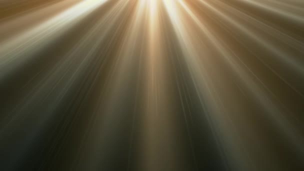 Μετακίνηση χρυσή ουρανό ακτίνες φωτός από ψηλά μαλακό οπτικό φακό φωτοβολίδες λαμπερά animation τέχνης φόντο - νέα ποιότητα φυσικού φωτισμού λαμπτήρων ακτίνες λαμπερό αποτέλεσμα δυναμική πολύχρωμο διακοπών φωτεινό πλάνα βίντεο — Αρχείο Βίντεο