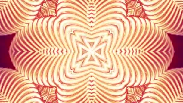 brillant ornemental chaîne métallique kaléidoscope boucle sans couture motif animation abstrait fond Nouvelle qualité ethnique tribale vacances natif mouvement universel dynamique cool agréable joyeux clip vidéo 