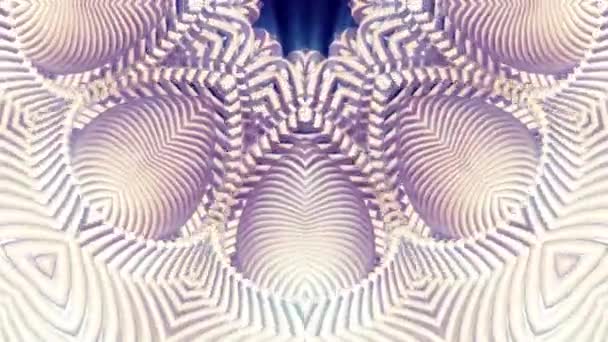 brillant ornemental chaîne métallique kaléidoscope boucle sans couture motif animation abstrait fond Nouvelle qualité ethnique tribale vacances natif mouvement universel dynamique cool agréable joyeux clip vidéo 