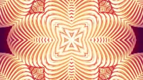 brillant ornemental chaîne métallique kaléidoscope boucle sans couture motif animation abstrait fond Nouvelle qualité ethnique tribale vacances natif mouvement universel dynamique cool agréable joyeux clip vidéo 