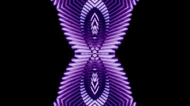 parlak süs mor metal zincir kaleydoskop sorunsuz döngü desen animasyon arka plan yeni kalite etnik kabile tatil yerli evrensel hareket dinamik serin güzel neşeli müzik video
