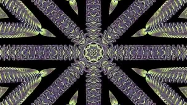 brillant ornemental vert chaîne métallique kaléidoscope boucle sans couture motif animation fond abstrait Nouvelle qualité ethnique tribale vacances natif mouvement universel dynamique cool agréable joyeuse musique vidéo 