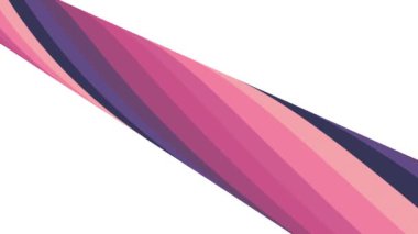 Yumuşak düz renkler 3d tüp şeker sorunsuz döngü soyut şekil animasyon çapraz arka plan yeni kalite evrensel hareket dinamik animasyonlu renkli neşeli video görüntüleri