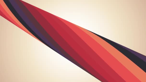 Μαλακά χρώματα επίπεδη 3d σωλήνα καραμέλα αδιάλειπτη βρόχο αφηρημένο σχήμα animation διαγώνια νέα ποιότητα Οικουμενική κίνηση δυναμική κινούμενα πολύχρωμο χαρούμενη βιντεοσκοπημένων εικονών υποβάθρου — Αρχείο Βίντεο