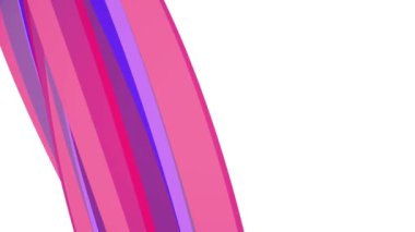 Mor şeker hattı sorunsuz döngü soyut şekil animasyon arka plan yeni kalite evrensel hareket dinamik animasyonlu renkli neşeli video görüntüleri yumuşak renkler düz 3d eğri