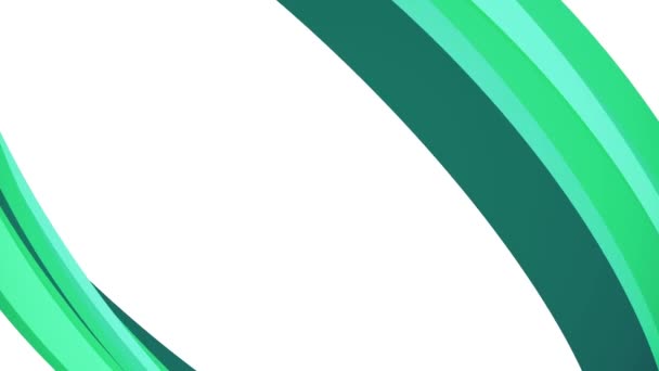 Colores suaves plana 3D diagonal marco verde curva caramelo línea lazo sin costura forma abstracta animación fondo nueva calidad movimiento universal dinámico animado colorido alegre video metraje — Vídeos de Stock