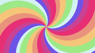 Sorunsuz döngü döndürme animasyon arka plan yeni kalite evrensel hareket dinamik animasyonlu renkli neşeli serin güzel video görüntüleri sarmal şekli gökkuşağı renkleri