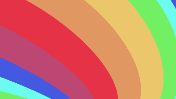 forme arc-en-ciel couleurs boucle sans couture rotation animation arrière-plan nouvelle qualité mouvement universel dynamique animé coloré joyeux cool belle vidéo 