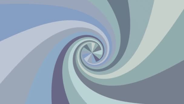 Spirale Form Regenbogen Farben nahtlose Schleife Rotation Animation Hintergrund neue Qualität universelle Bewegung dynamisch animiert bunt fröhlich cool schön Videomaterial — Stockvideo