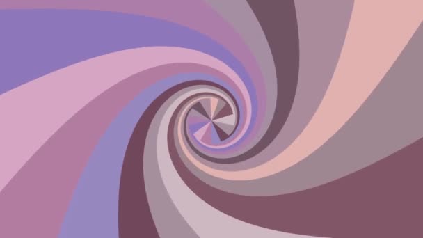 Espiral forma arco-íris cores sem costura loop rotação animação fundo nova qualidade universal movimento dinâmico animado colorido alegre legal agradável vídeo metragem — Vídeo de Stock