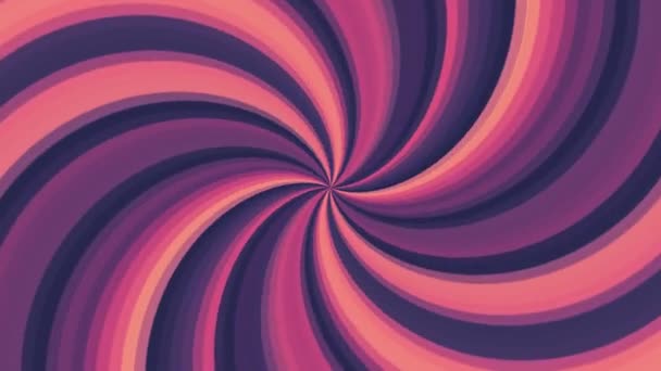 Spirale Form Regenbogen Farben nahtlose Schleife Rotation Animation Hintergrund neue Qualität universelle Bewegung dynamisch animiert bunt fröhlich cool schön Videomaterial — Stockvideo