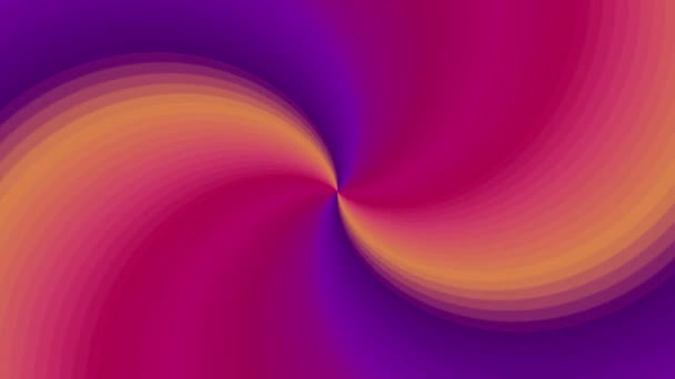 Espiral forma arco-íris cores sem costura loop rotação animação fundo nova qualidade universal movimento dinâmico animado colorido alegre legal agradável vídeo metragem — Vídeo de Stock
