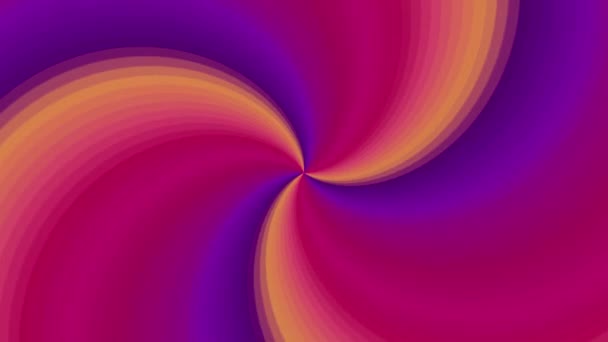 Spiral form regnbågens färger sömlös loop rotation animation bakgrund nya kvalitet universella rörelse dynamiska animerad färgglada glada cool nice videofilmer — Stockvideo