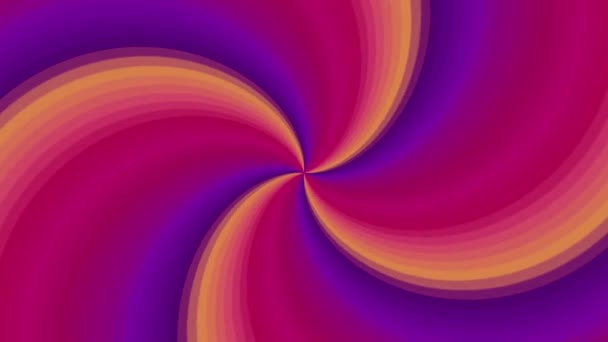 Spiral form regnbågens färger sömlös loop rotation animation bakgrund nya kvalitet universella rörelse dynamiska animerad färgglada glada cool nice videofilmer — Stockvideo