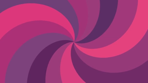 Spirale Form Regenbogen Farben nahtlose Schleife Rotation Animation Hintergrund neue Qualität universelle Bewegung dynamisch animiert bunt fröhlich cool schön Videomaterial — Stockvideo