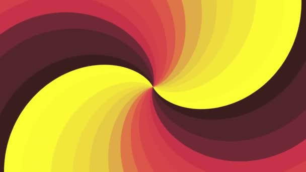 Spirale Form Regenbogen Farben nahtlose Schleife Rotation Animation Hintergrund neue Qualität universelle Bewegung dynamisch animiert bunt fröhlich cool schön Videomaterial — Stockvideo