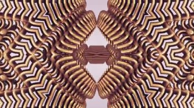 süs altın metal zincir kaleydoskop sorunsuz döngü desen animasyon arka plan yeni kalite etnik kabile tatil yerli evrensel hareket dinamik serin güzel neşeli müzik video